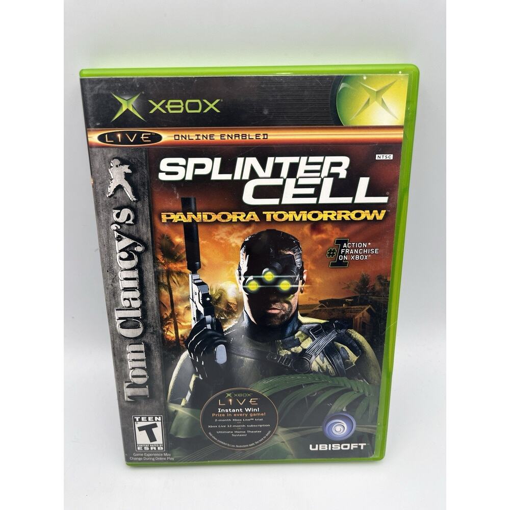 Tom Clancys Splinter Cell Pandora Tomorrow Xbox Complete CIB
